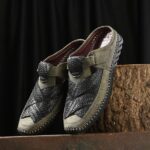 Men PUK2227G Men's Slip-on Brown Sandals for Men