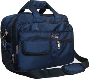 Men Black, Orange Messenger Bag - Extra Spacious