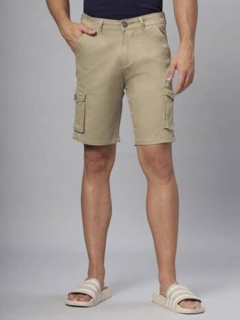 Pack of 2 Solid Men Grey Sports Shorts