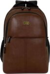 Large 45 L Laptop Backpack BROWN LEATHER FOM