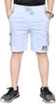 Solid Men Light Blue Basic Shorts