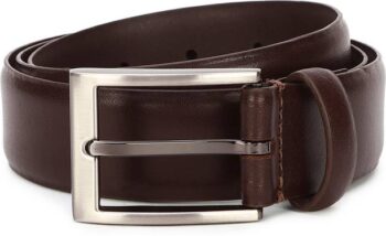 Men Formal Brown Artificial Leather Belt