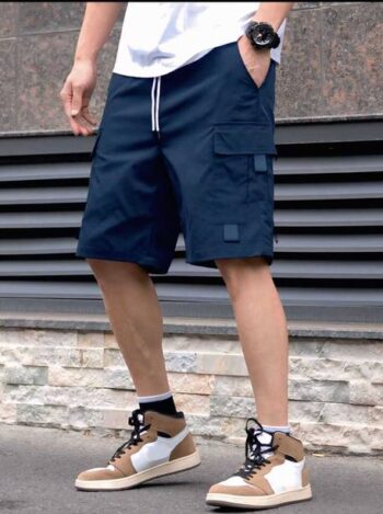 Self Design Men Red Compression Shorts, Gym Shorts