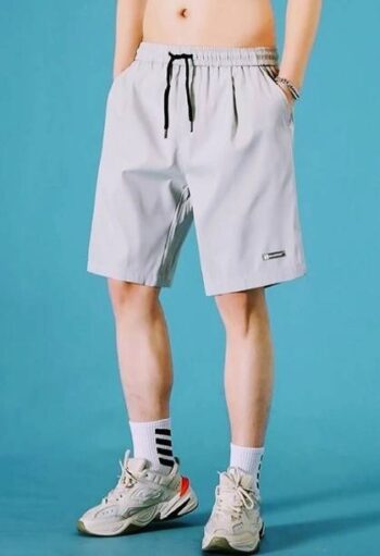 Solid Men Denim Black Denim Shorts