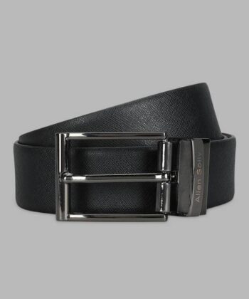 Men Multicolor Genuine Leather Reversible Belt