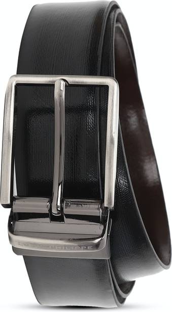Men Formal Black Genuine Leather Belt