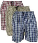 Pack of 3 Checkered Men Multicolor Regular Shorts