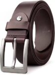 Men Evening, Party, Formal, Casual Brown GenuineLeathear  Belt