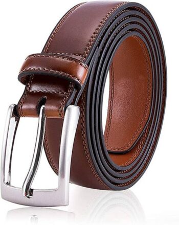 Men Casual Brown Artificial Leather Belt