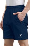Solid Men Dark Blue Regular Shorts, Sports Shorts