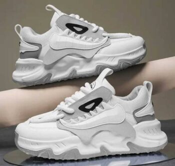 White & Grey Men's casual sneaker Sneakers For Men Snea