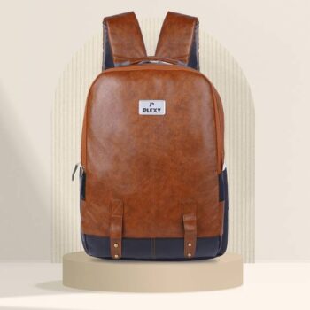 Large 33 L Laptop Backpack Fauxy Leather