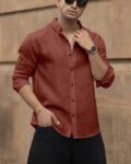 Men Self-design Regular Fit Shirt