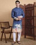 Men Regular Fit Printed Kurta