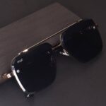 UV Protection, Riding Glasses Retro Square, Over-sized Sunglasses
