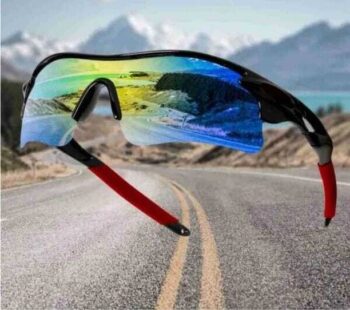 Mirrored, Polarized, UV Protection Over-sized, Sports Sunglasses