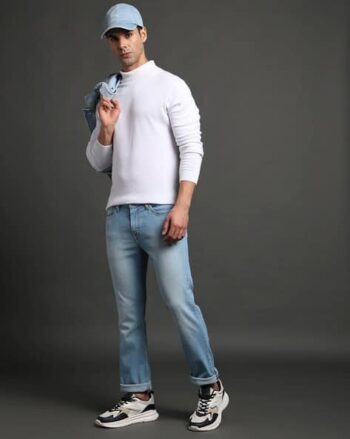 Men 511 Mid-Wash Slim Fit Jeans