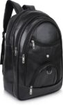 Large 33 L Laptop Backpack vegan Leather bacgpack for