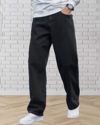 Men Lightly Washed Relaxed Denim Jeans