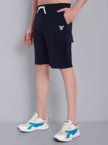 Color Block Men Black Sports Shorts, Gym Shorts