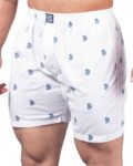 Printed Men White Boxer Shorts