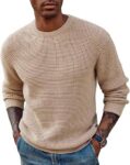 Men Colorblock Turtle Neck Green, White Sweater