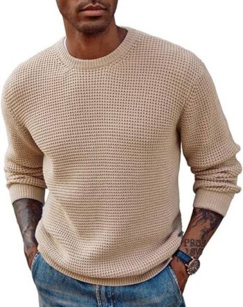 Men Colorblock Turtle Neck Green, White Sweater