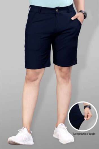 Pack of 2 Printed Men Dark Blue, Blue Regular Shorts