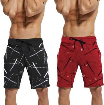 Printed Men Multicolor Regular Shorts