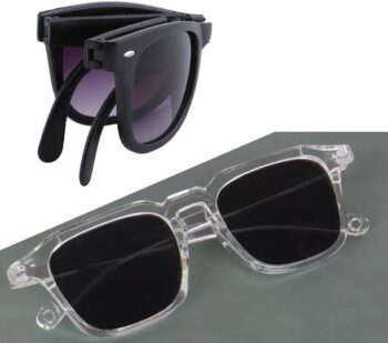 Riding Glasses, UV Protection, Mirrored Wayfarer Sunglasses