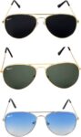 UV Protection, Riding Glasses Round Sunglasses (52)
