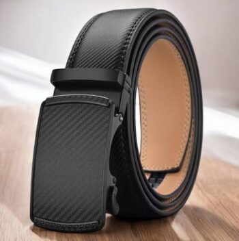Men Casual, Party, Evening, Evening Black Genuine Leathear  Belt