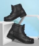 Men's Black NCC/Military/Army Genuine Leather Boots