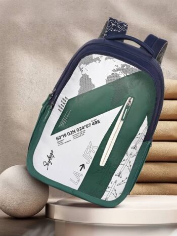 Medium 23 L Backpack Atlas-E Casual Printed School Backpack bag