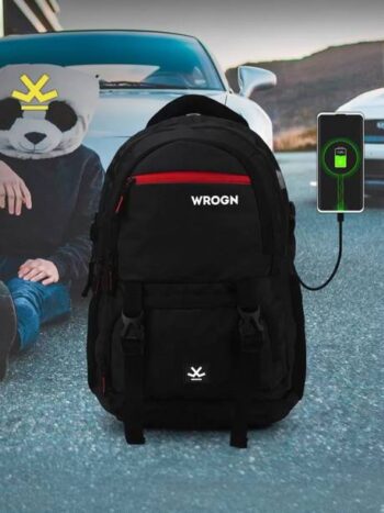 Large 40 L Laptop Backpack ASHPER Unisex with USB  Bag