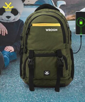 Large 40 L Laptop Backpack Unisex with USB Port and Rai