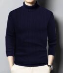 Men Solid White Sweater