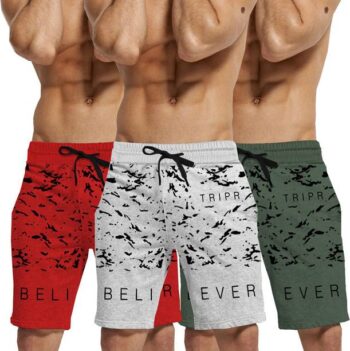 Solid Men Light Green Sports Shorts