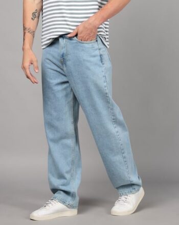 Shein Vintage Full Length Straight Jeans with Pockets