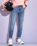 Men Mid-Rise Washed Slim Fit Jeans
