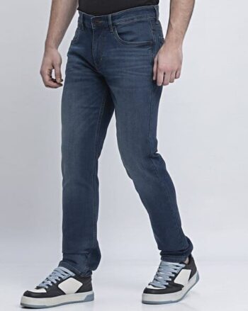 Men Lightly Washed Slim Fit Jeans