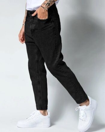 Men Lightly Washed Denim Tapered Fit Jeans