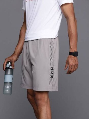 Solid Men Reversible Grey Regular Shorts