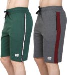 Pack of 3 Solid Men Maroon, Grey, Silver Casual Shorts