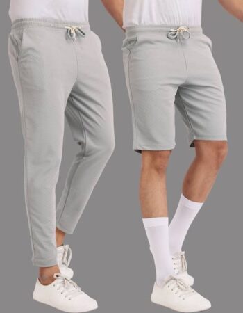 Pack of 2 Solid Men Black Gym Shorts