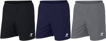 Pack of 3 Solid Men Black, Blue, Grey Sports Shorts
