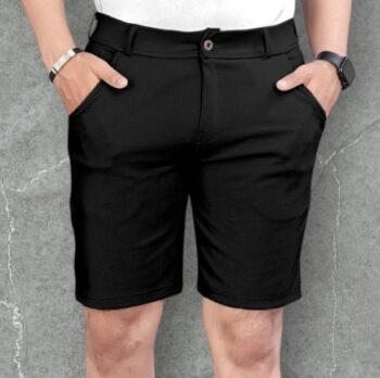Pack of 2 Color Block Men Black, Grey Regular Shorts